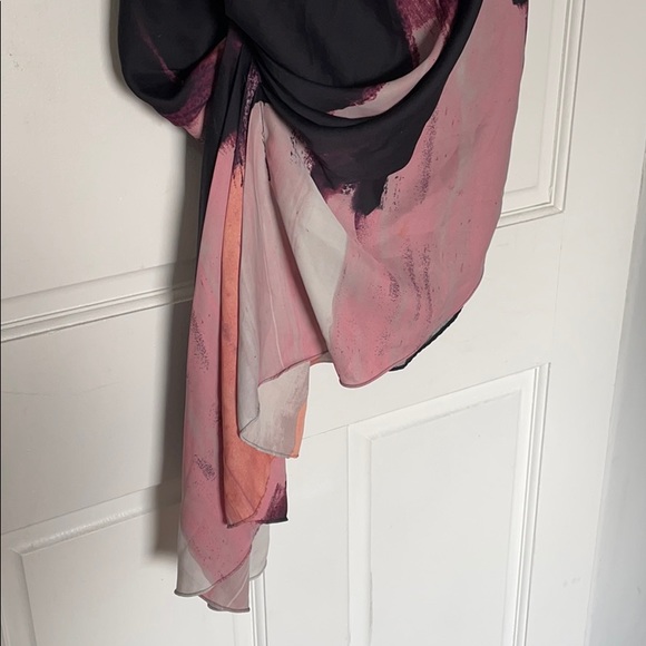 Watercolored Cocktail Dress, Sz 2 Fits Sz 4 - Picture 2 of 4